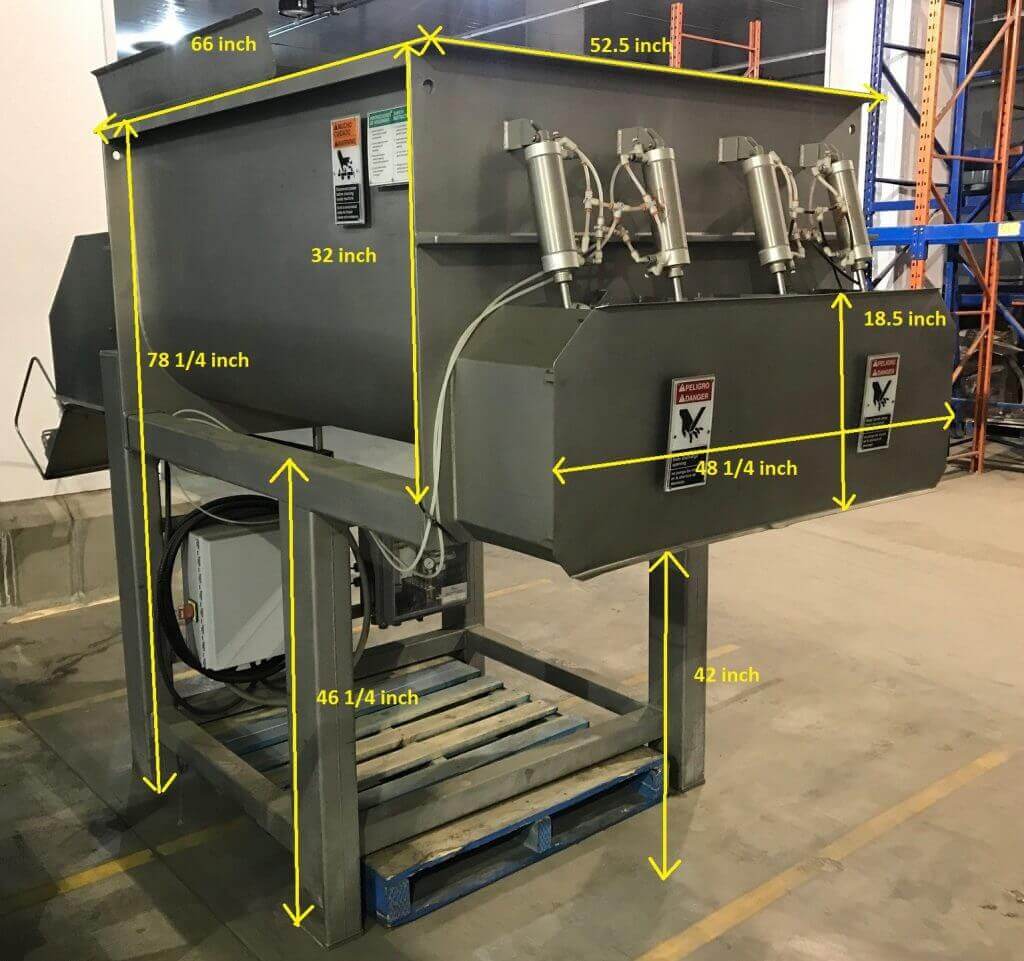 Blentech Paddle Blender Machine M&M Equipment Corp