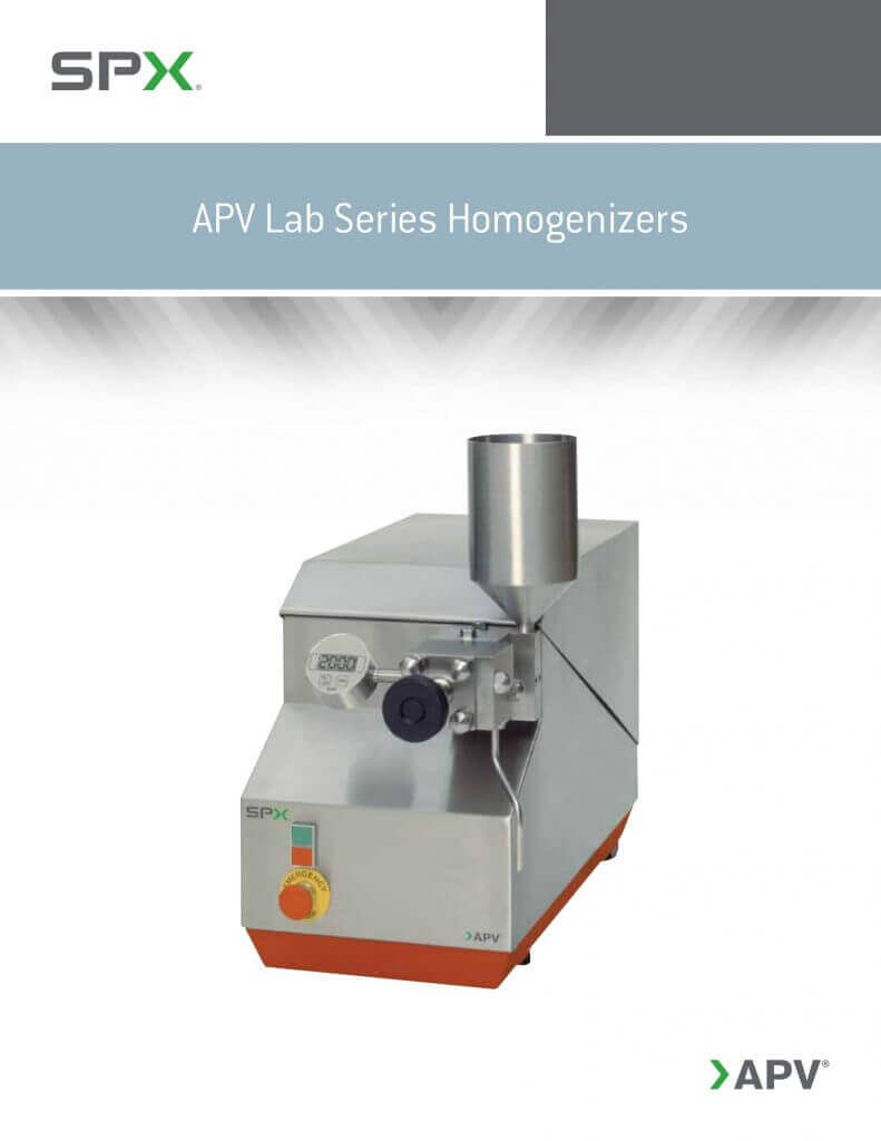 APV Lab Series Homogenizers M&M Equipment Corp
