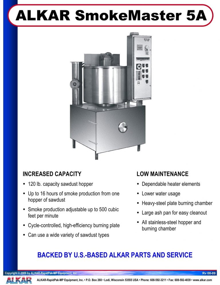 Alkar SmokeMaster 5A Brochure