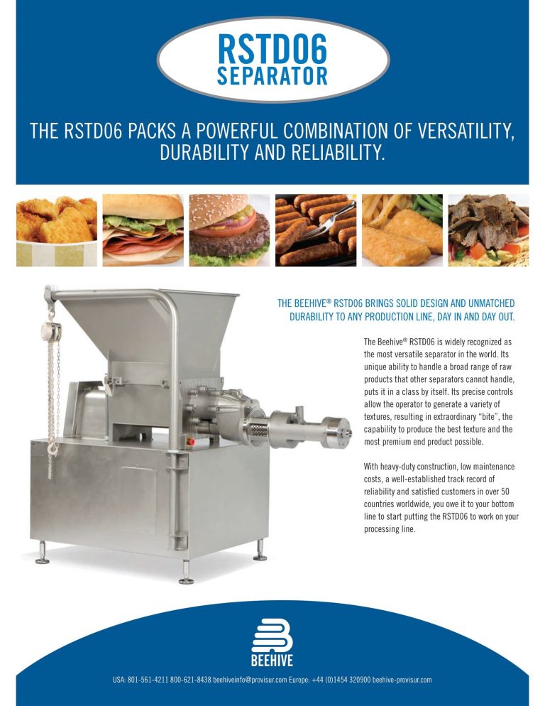Beehive RSTD06 Separator Brochure