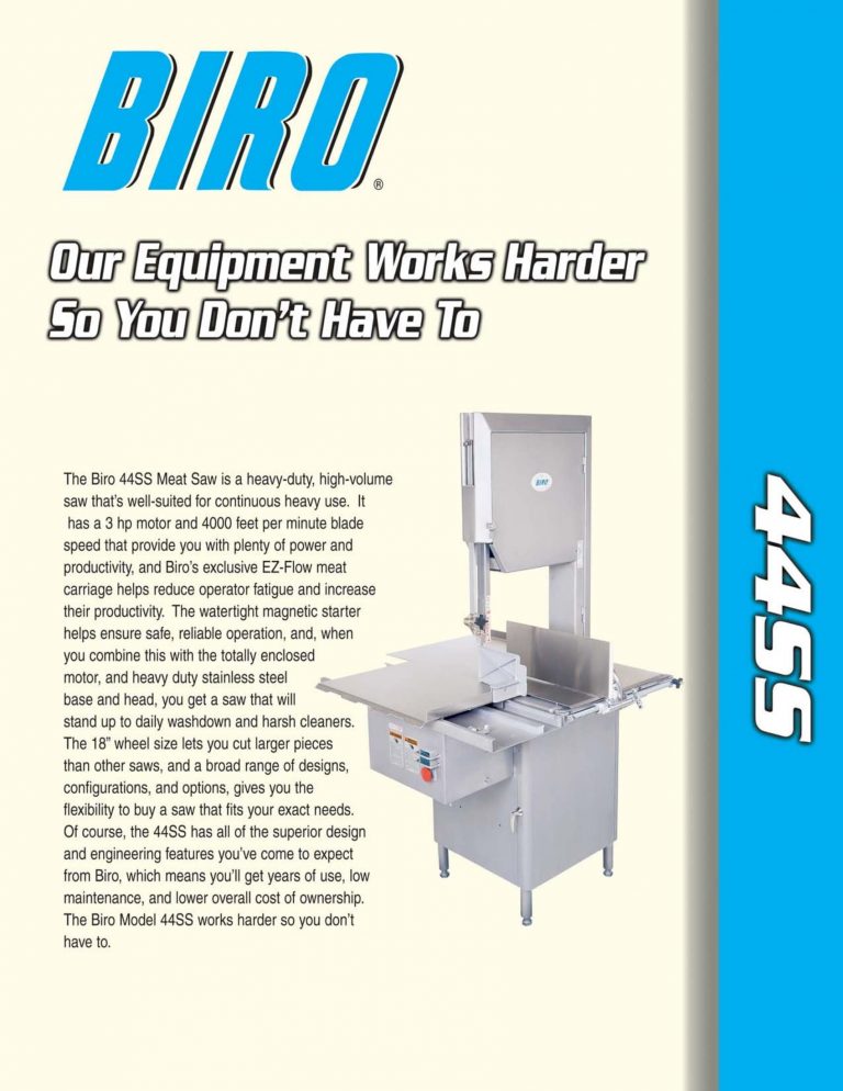 Biro 44SS Power Cutter Brochure