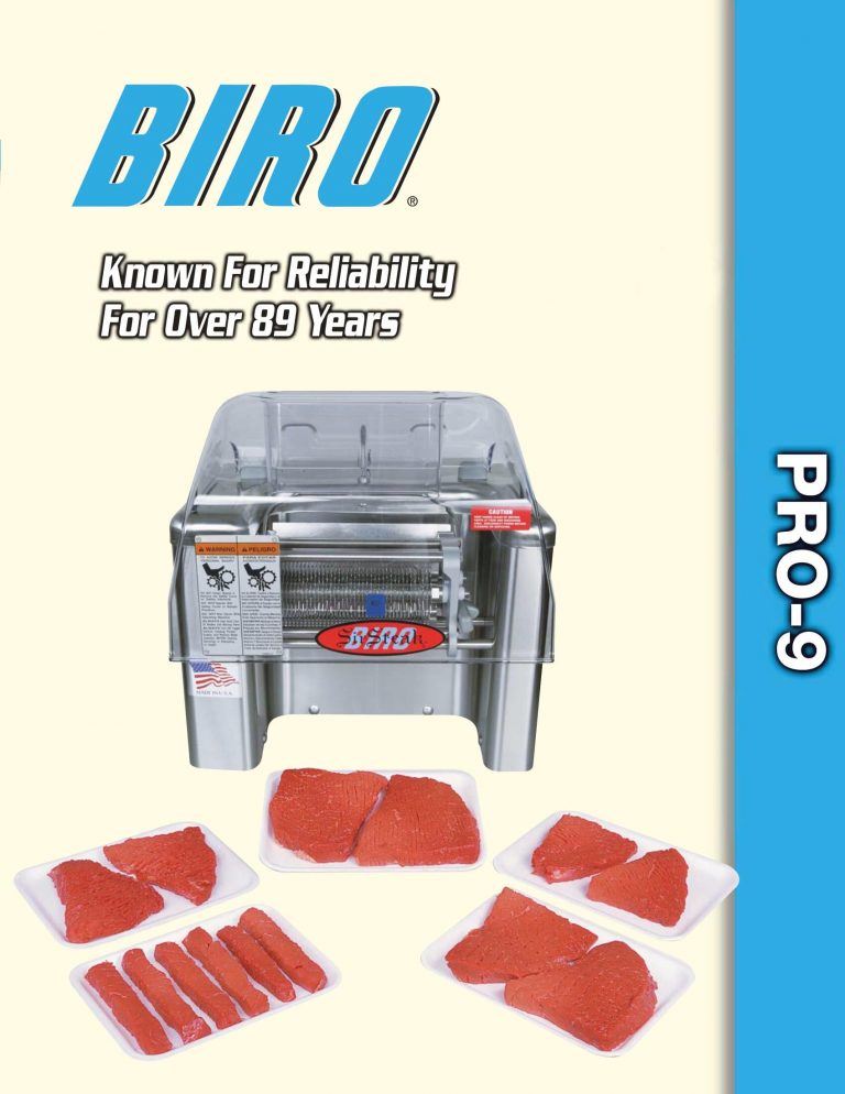 Biro Pro-9 Tenderizer Brochure