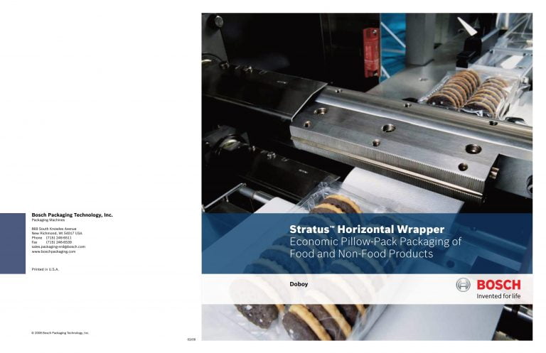 Bosch Doboy Stratus “Horizontal Wrapper” Brochure