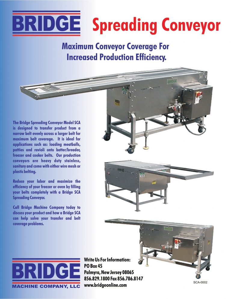 Bridge SCA Spreading Conveyor Brochure