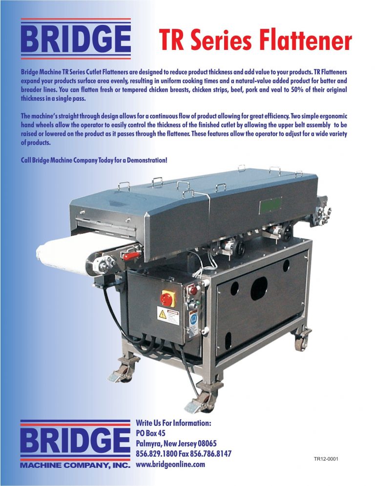 Bridge TR Series Flattener Brochure