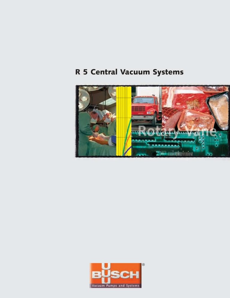 Busch R 5 Central Vacuum Systems Brochure