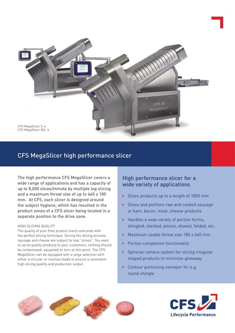 CFS MegaSlicer Brochure