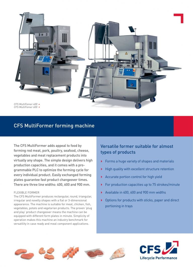CFS MultiFormer Brochure