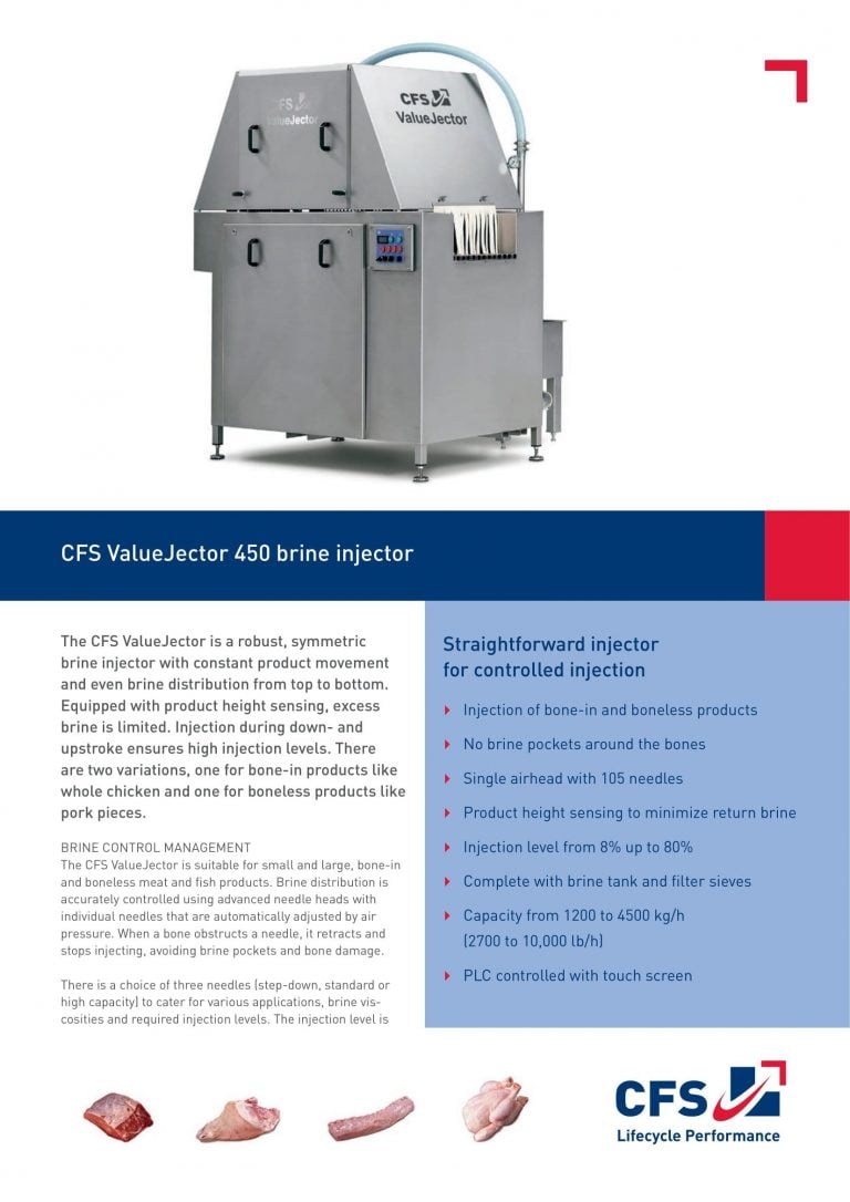 CFS ValueJector 450 Brine Injector Brochure