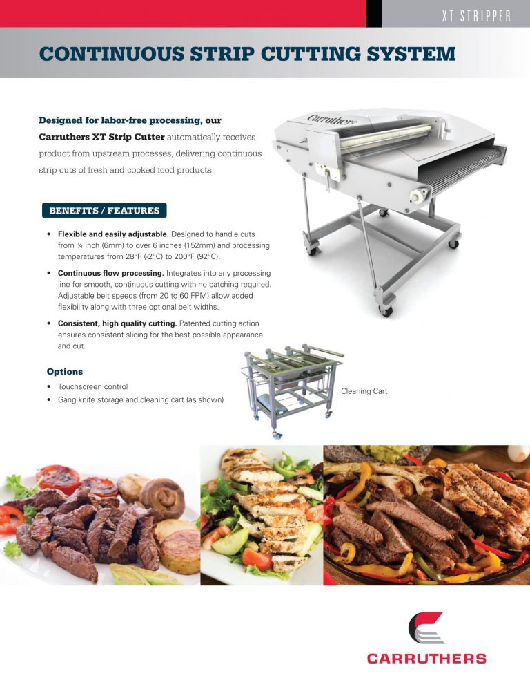 Carruthers XT Strip Cutter Brochure