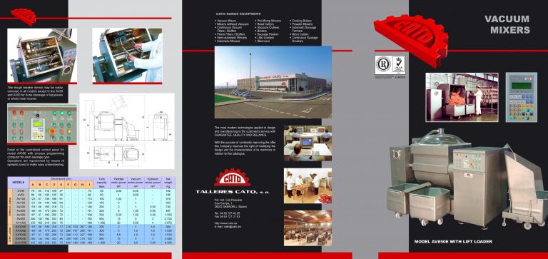 Cato Vacuum Mixers Brochure