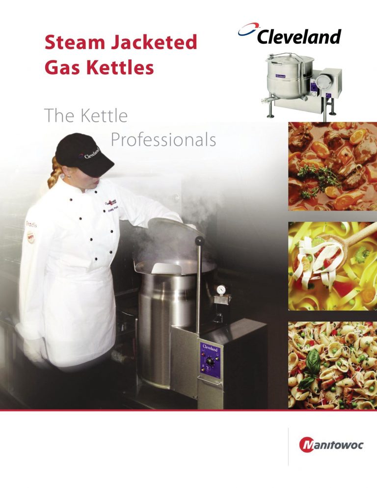 Cleveland Steam Jacketed Gas Kettles Brochure