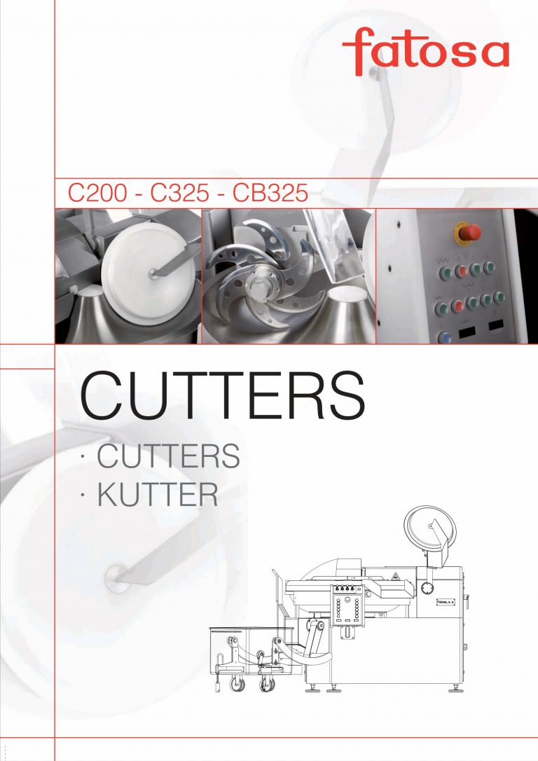 Fatosa C200/C325/CB325 Cutters Brochure