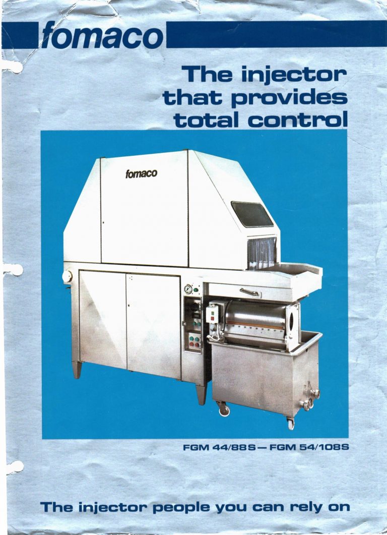 Fomaco FGM 44/88S – FGM 54/108S Injectors Brochure