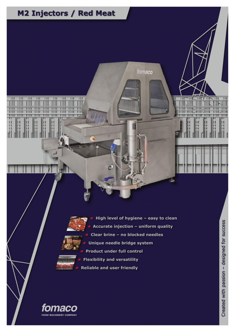 Fomaco M2 Red Meat Injectors Brochure