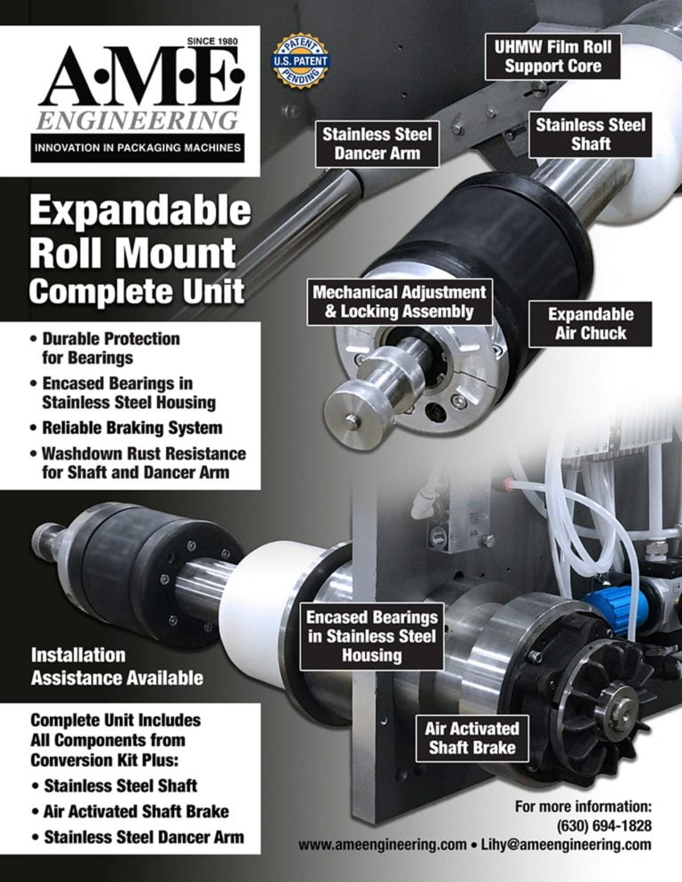 AME Engineering Expandable Roll Mount Complete Unit Brochure