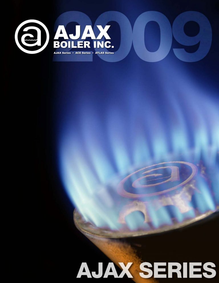 Ajax Series Low Pressure Steam Boilers Brochure