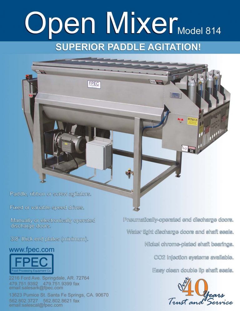 FPEC 814 Open Mixer Brochure