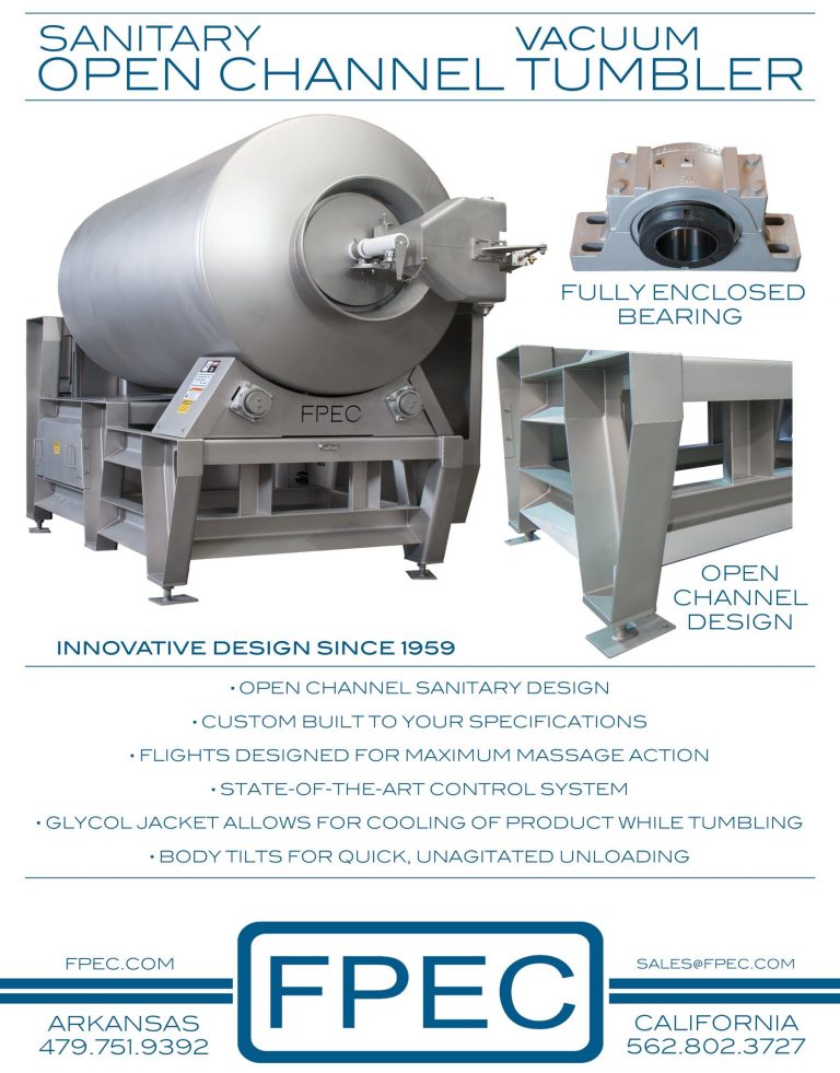 FPEC Sanitary Open Channel Vacuum Tumbler Brochure
