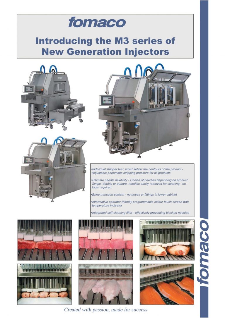 Fomaco M3 Series Injectors Brochure