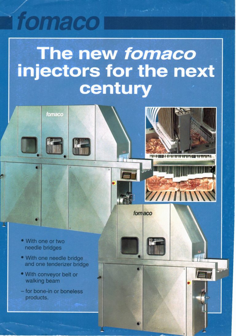 Fomaco Single And Double Headed Injectors Brochure