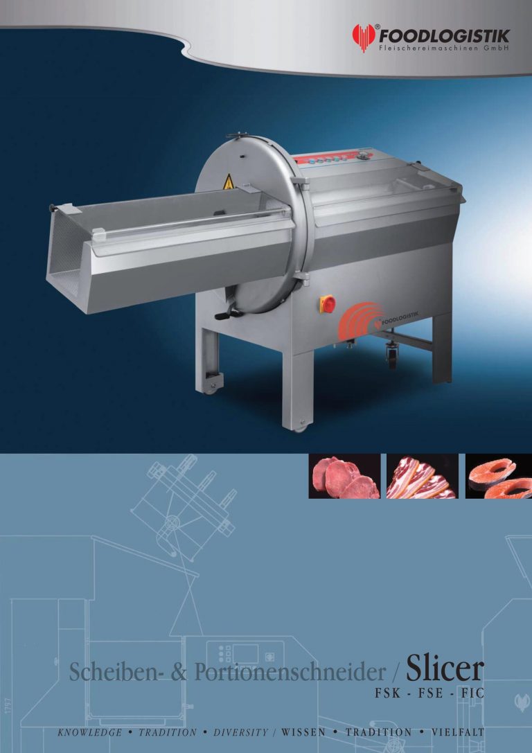 Foodlogistik FSK/FSE/FIC Slicer Brochure