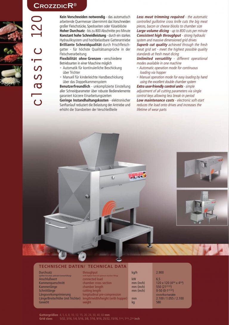 Foodlogistik CrozzdicR Classic 120 Brochure