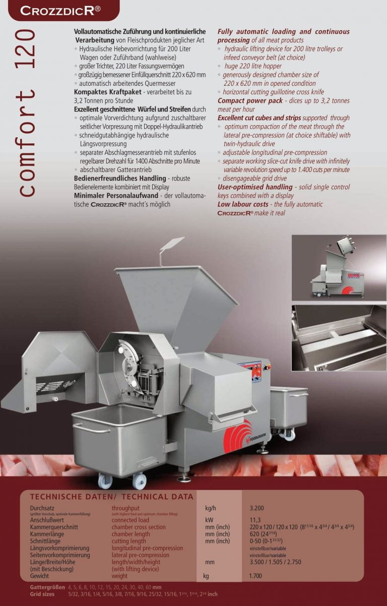 Foodlogistik CrozzdicR Comfort 120 Brochure