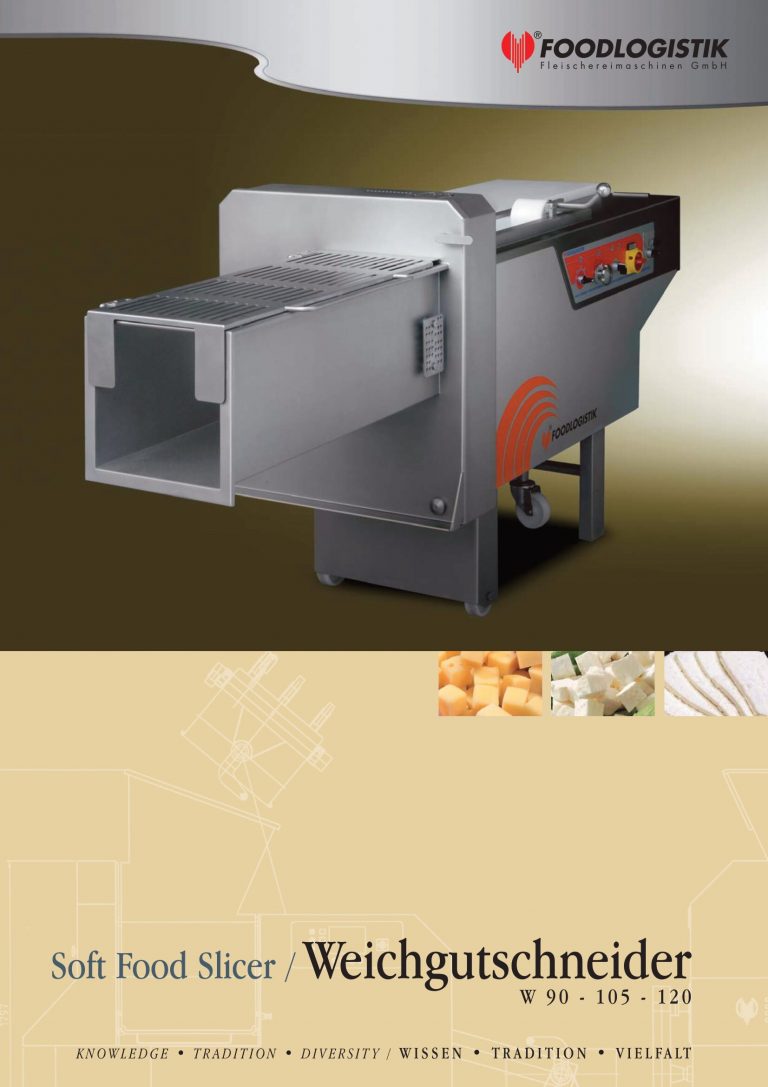 Foodlogistik W 90-105-120 Soft Food Slicer Brochure