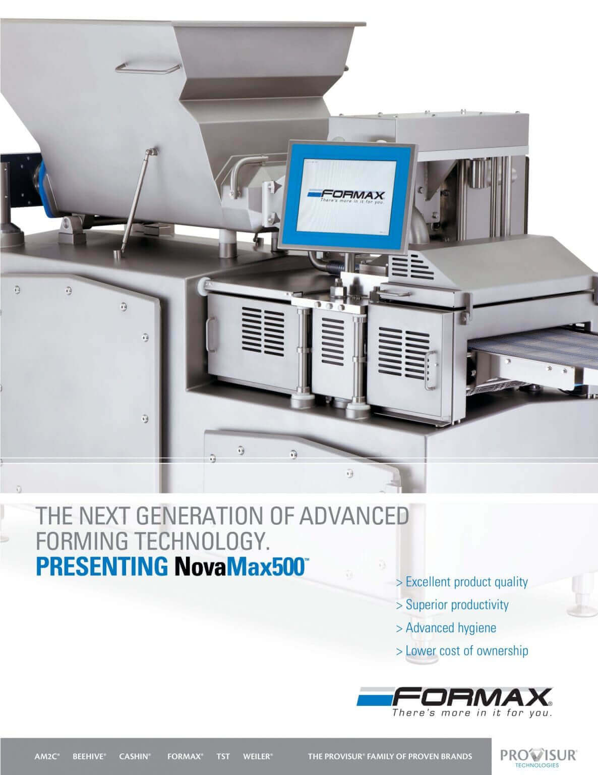 Formax NovaMax500 Former Brochure | M&M Equipment Corp