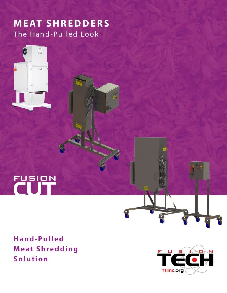Fusion Tech SH-1/SH-5/SH-50 Meat Shredders Brochure