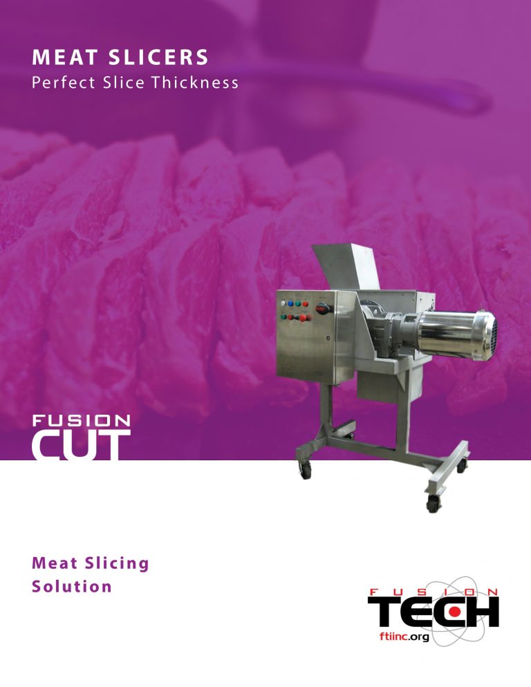 Fusion Tech FS-19/FSD-19/SS-10 Meat Slicers Brochure