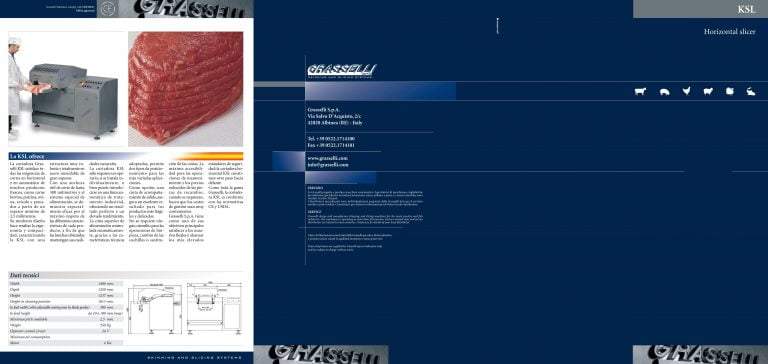 Grasselli KSL Horizontal Slicer Brochure