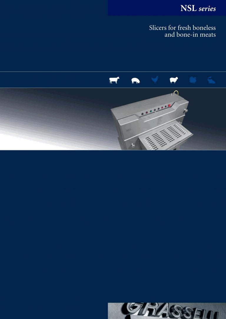 Grasselli NSL Series Slicers Brochure
