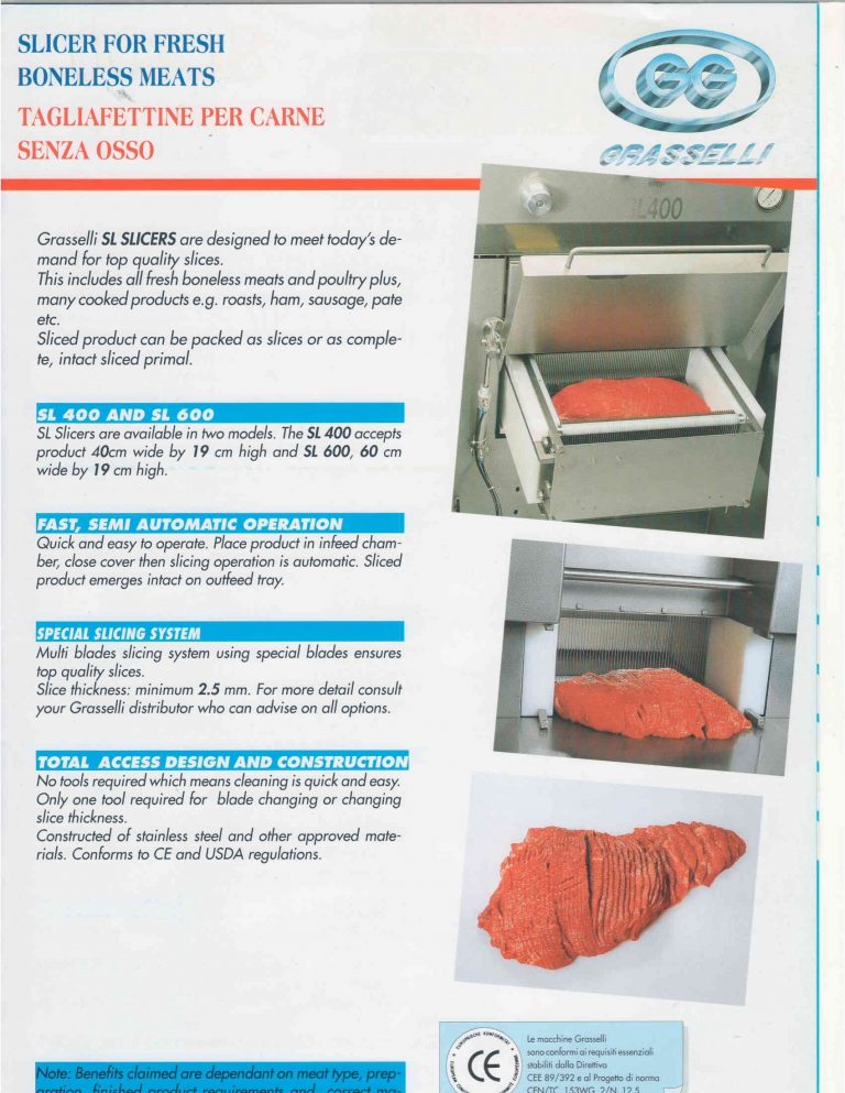 Grasselli SL Slicers Brochure