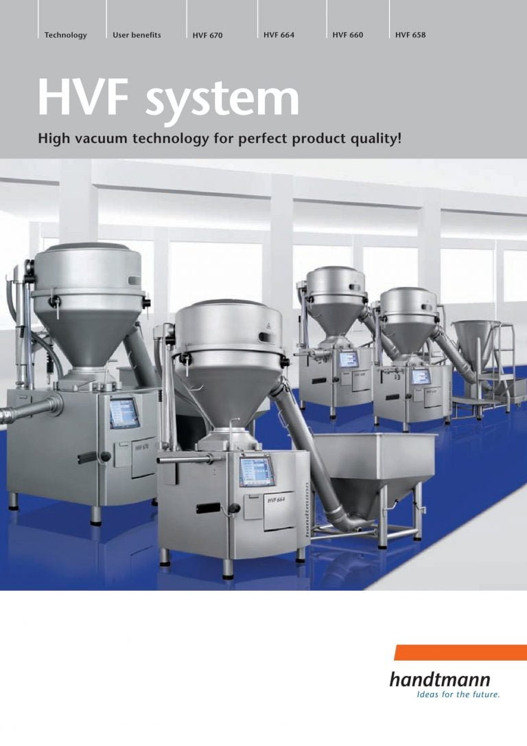 Handtmann HVF System Vacuum Stuffer Brochure
