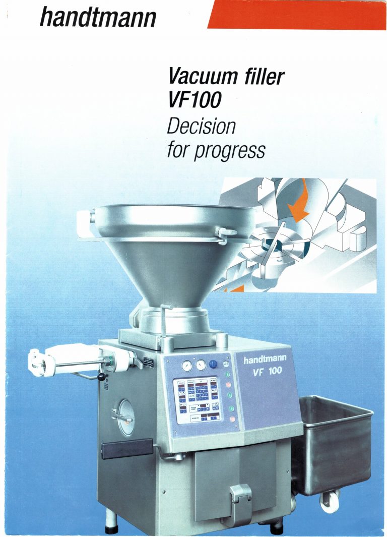 Handtmann VF100 Vacuum Filler Brochure