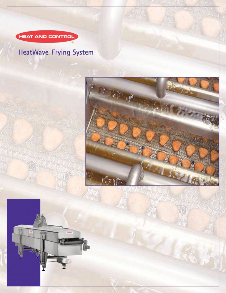 Heat And Control HeatWave Frying System Brochure