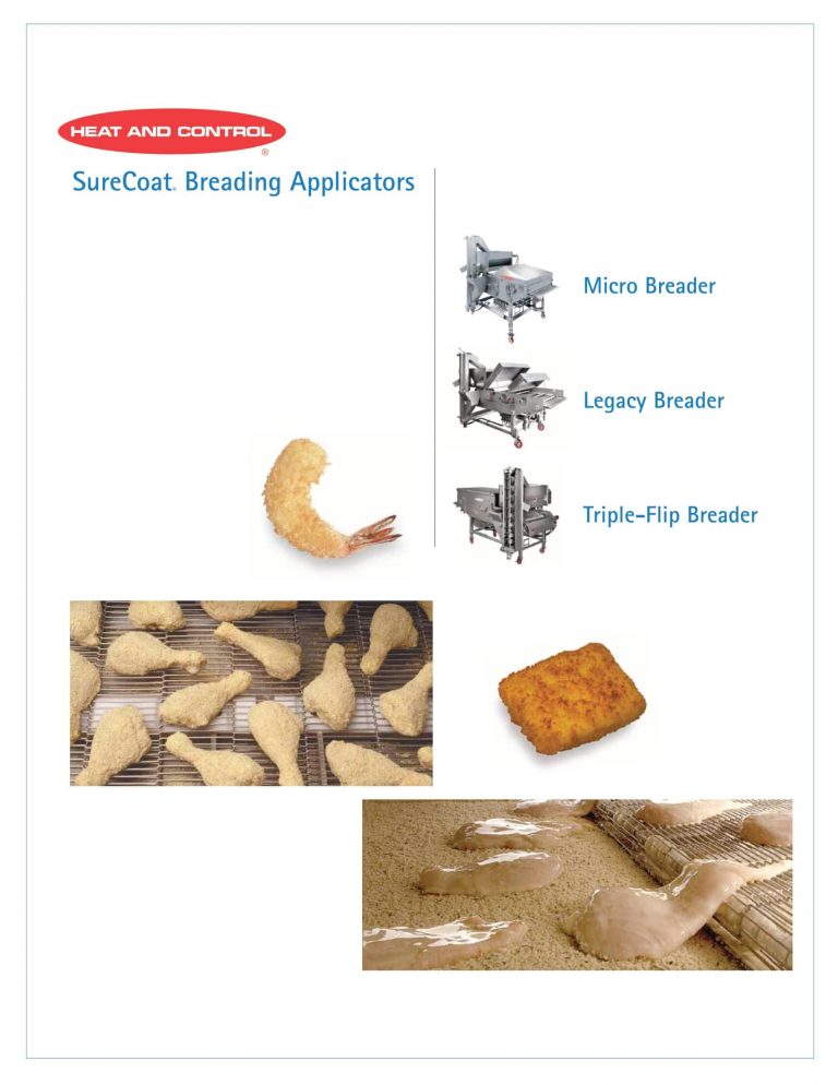 Heat And Control SureCoat Breading Applicators Brochure