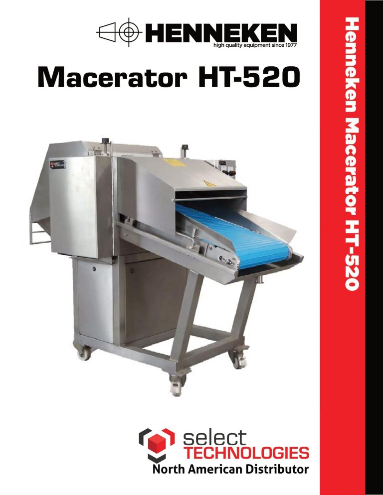 Henneken HT-520 Macerator Brochure