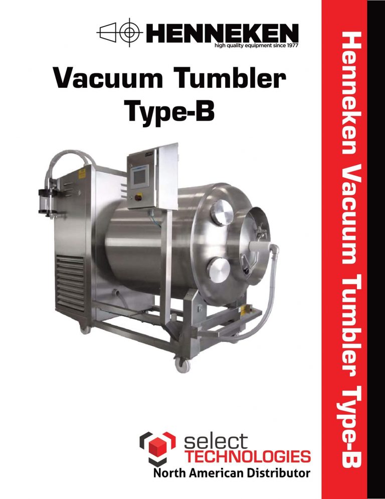 Henneken Type-B Vacuum Tumbler Brochure