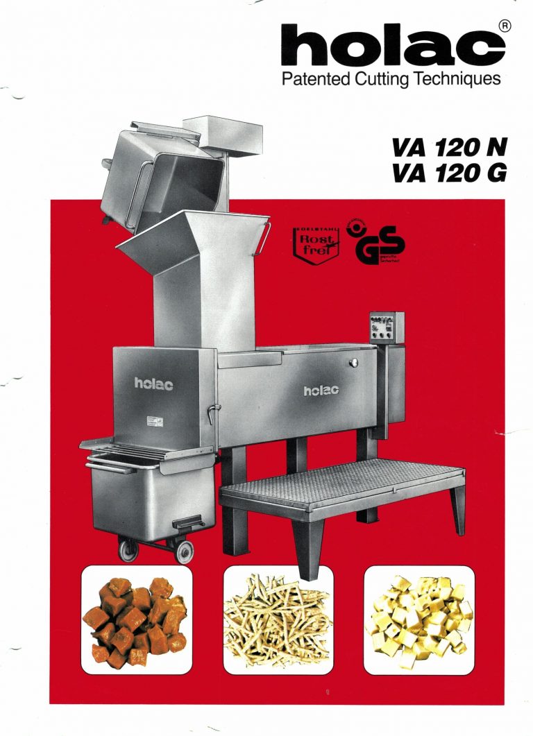 Holac VA 120N/120G Dicer Brochure