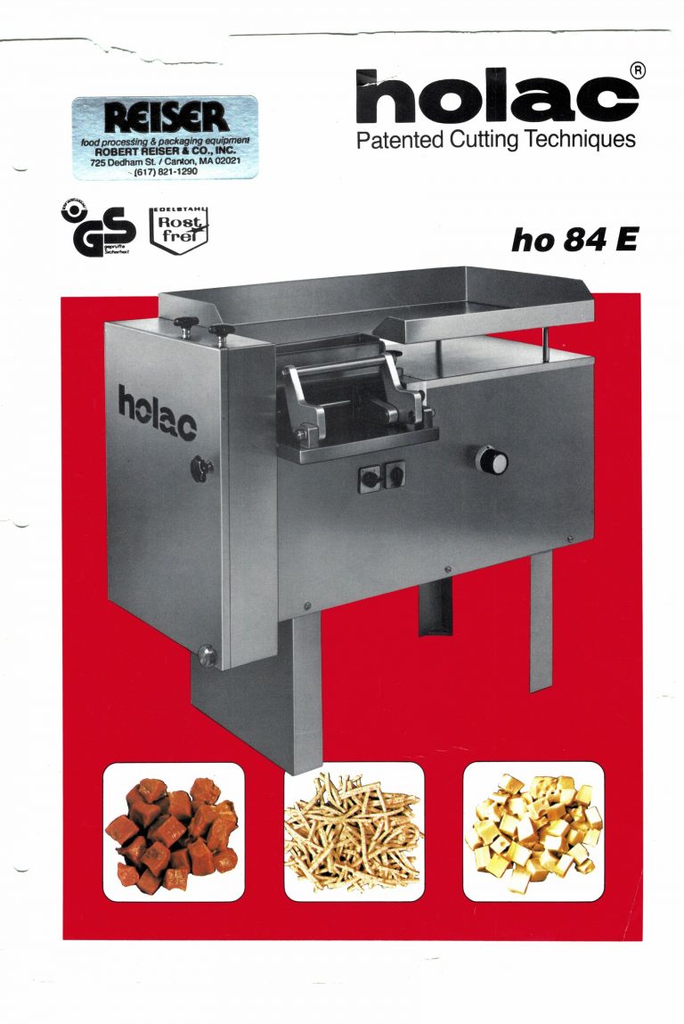 Holac ho 84 E Dicer Brochure