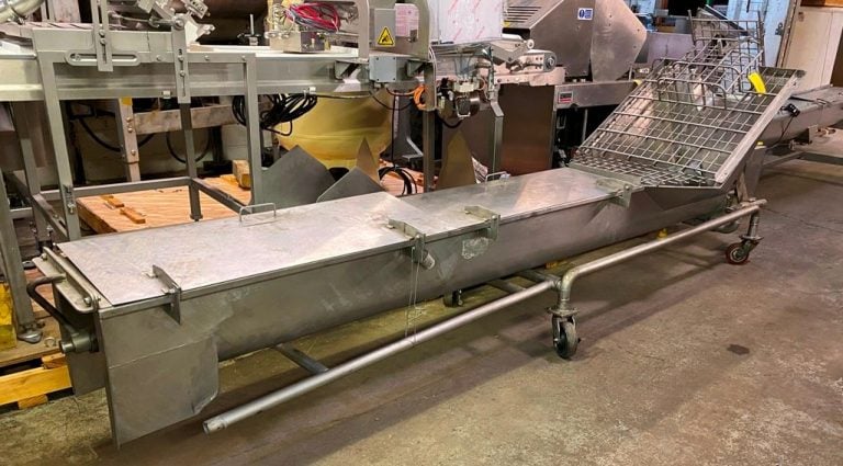 Custom Stainless Incline Screw Conveyor