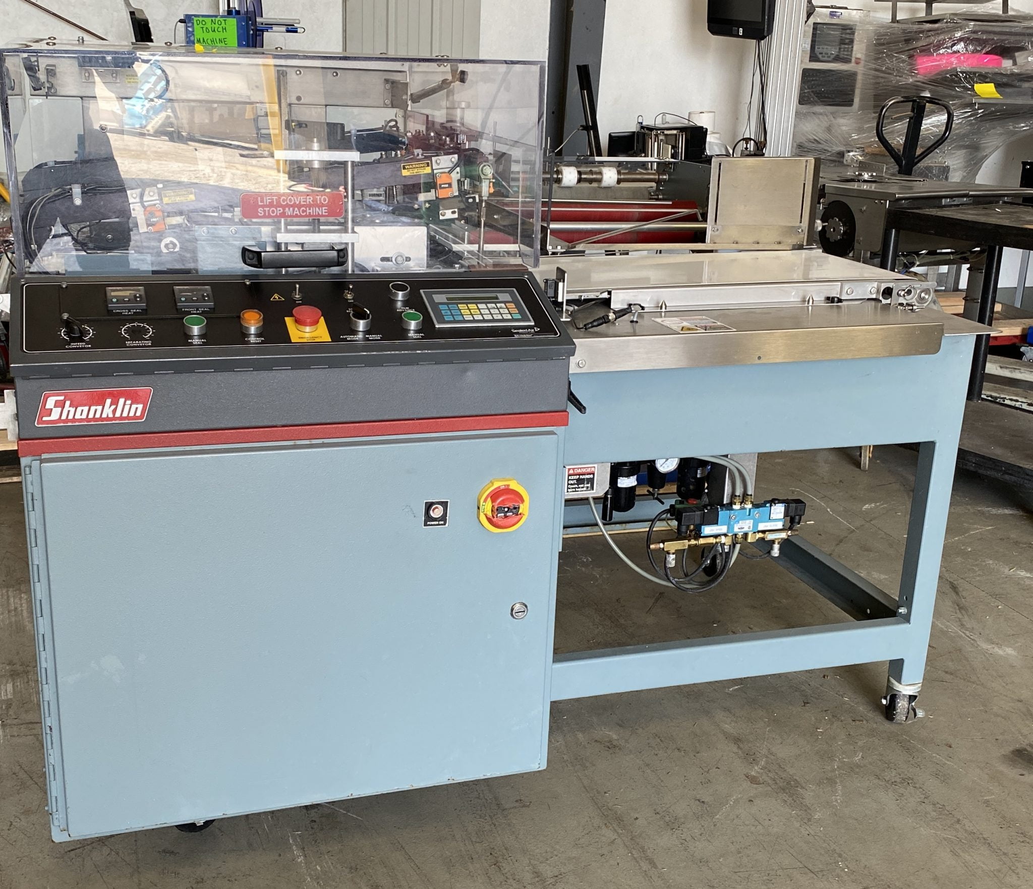 Shanklin Automatic LBar Sealer M&M Equipment Corp