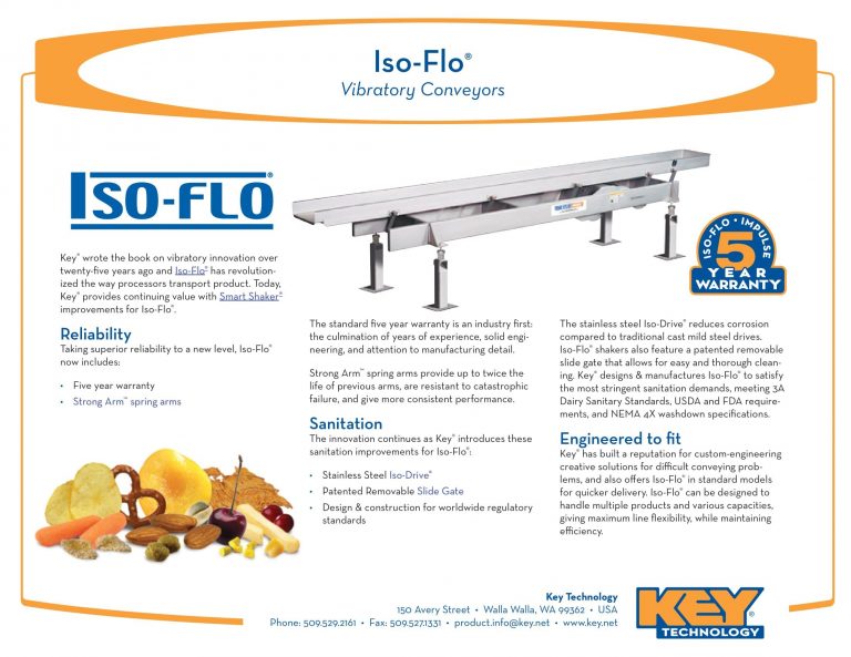 Iso-Flo Vibratory Conveyors Brochure