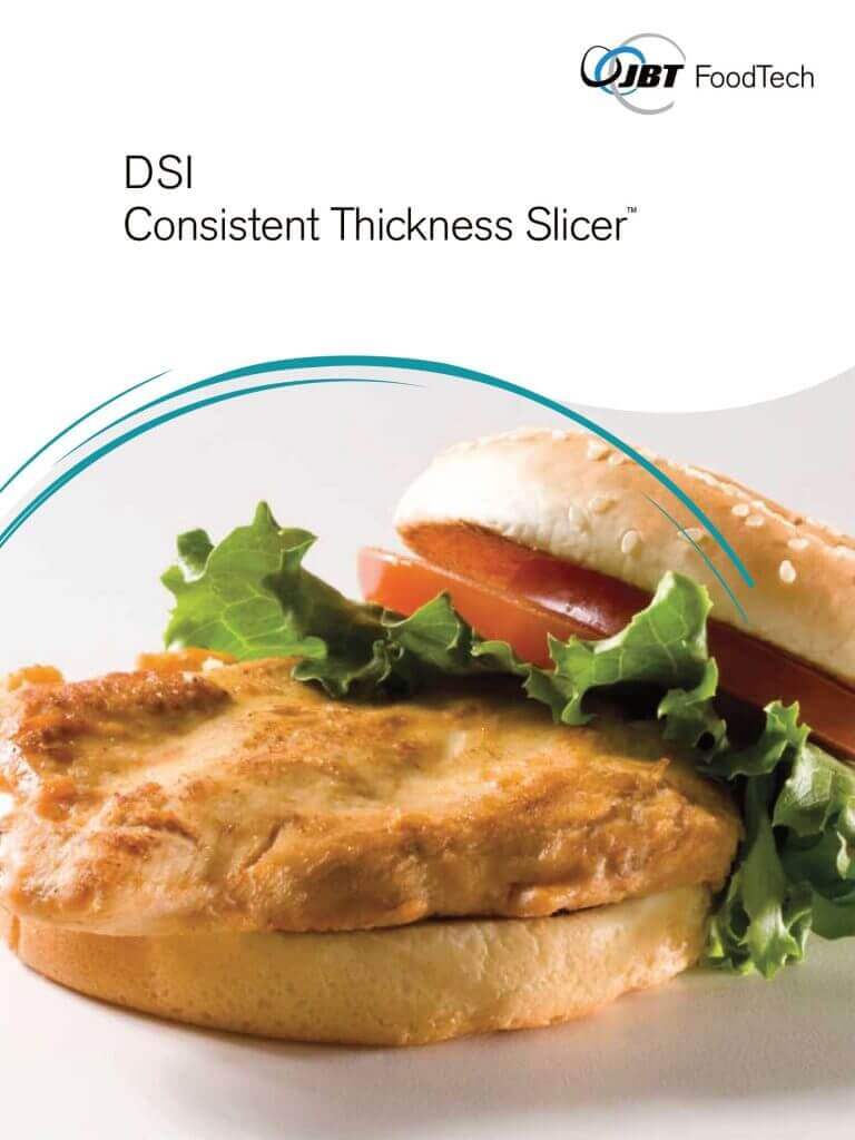 JBT FoodTech DSI Consistent Thickness Slicer Brochure