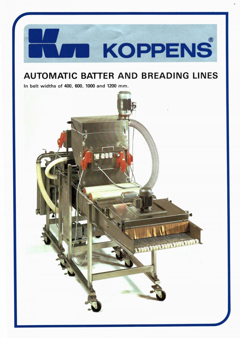 Koppens EPR Series Automatic Batter and Breading Machines Brochure