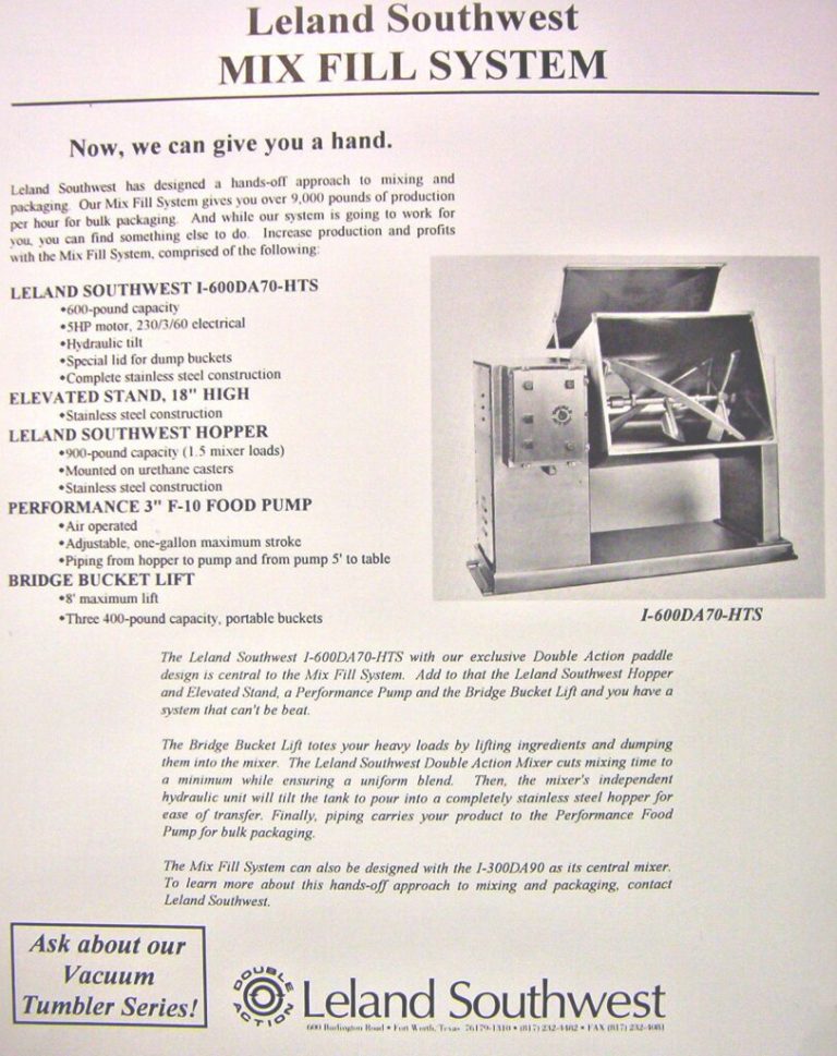 Leland Mix Fill System Brochure