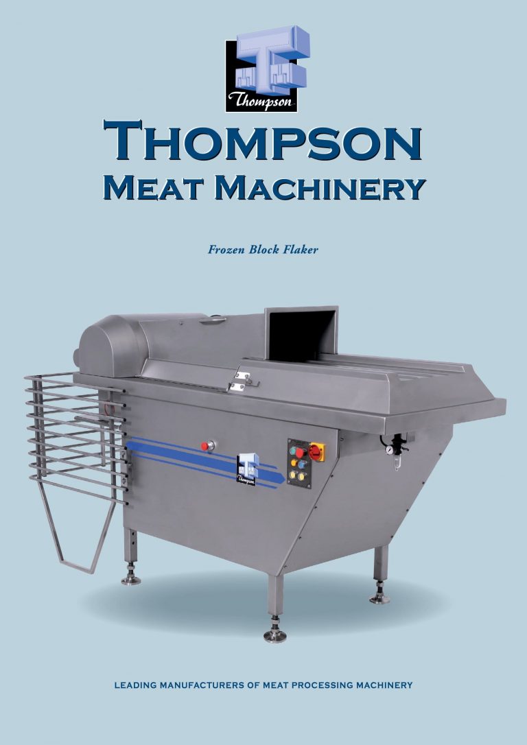 Thompson Frozen Block Flaker Brochure